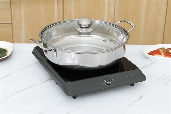 Bếp từ đơn Hawonkoo SEOUL-CEH-106-INVERTER-GR 2100W Màu Xám