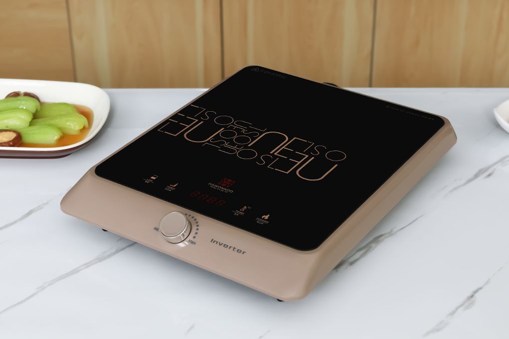 Bếp từ đơn Hawonkoo SEOUL-CEH-106-INVERTER-CF 2100W Màu Nâu