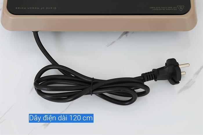 Bếp từ đơn Hawonkoo SEOUL-CEH-106-INVERTER-CF 2100W Màu Nâu