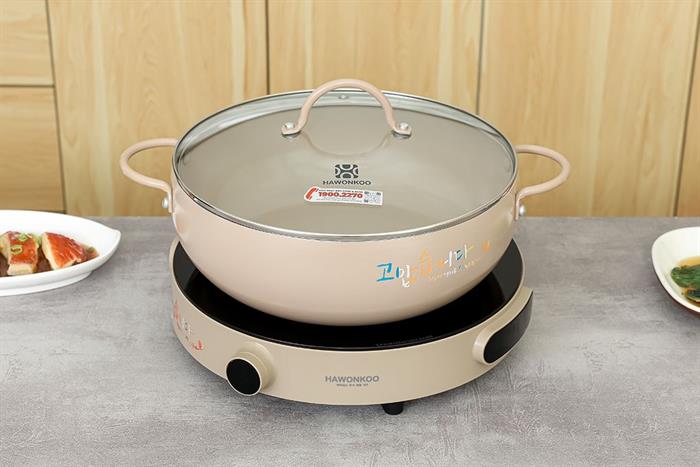 Bếp từ đơn Hawonkoo CEH-101-I-CF 2000W Màu Nâu