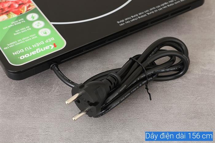 Bếp điện từ đơn Kangaroo KG20IH10N 2100W Màu Đen