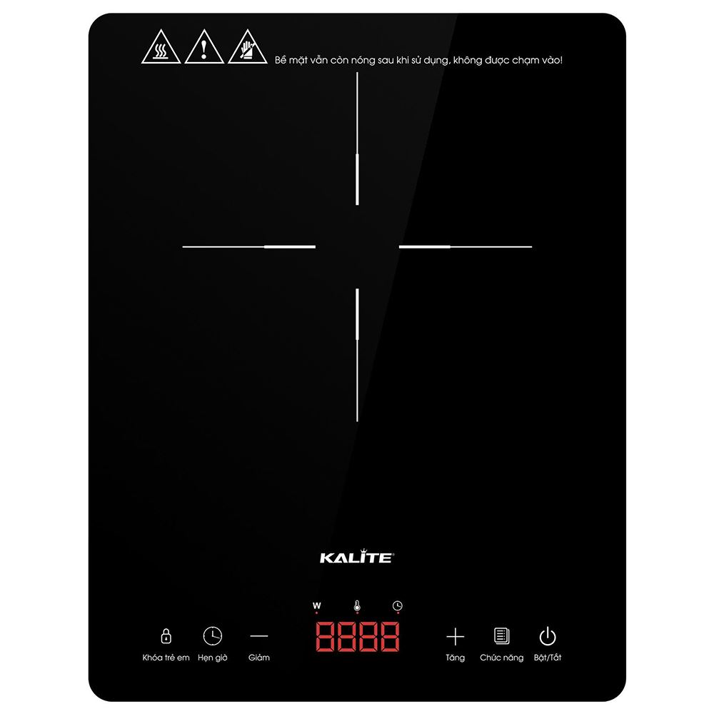 Bếp từ đơn KALITE Ultra H6 2000W Màu Đen