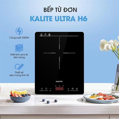 Bếp từ đơn KALITE Ultra H6 2000W Màu Đen