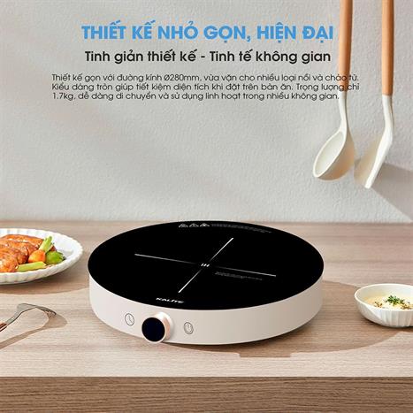 Bếp từ đơn KALITE Power S8 2000W Màu Màu be