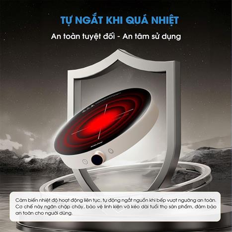 Bếp từ đơn KALITE Power S8 2000W Màu Màu be