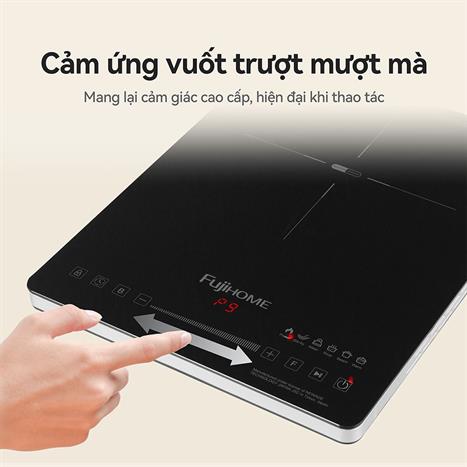 Bếp từ đơn FUJIHOME IC1391 2000W Màu Đen