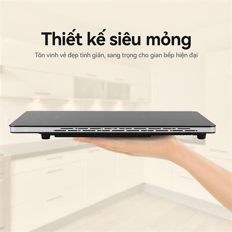 Bếp từ đơn FUJIHOME IC1391 2000W Màu Đen