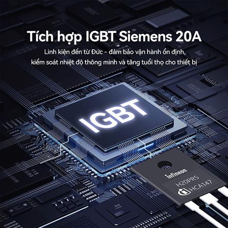 Bếp từ đơn FUJIHOME IC1391 2000W Màu Đen