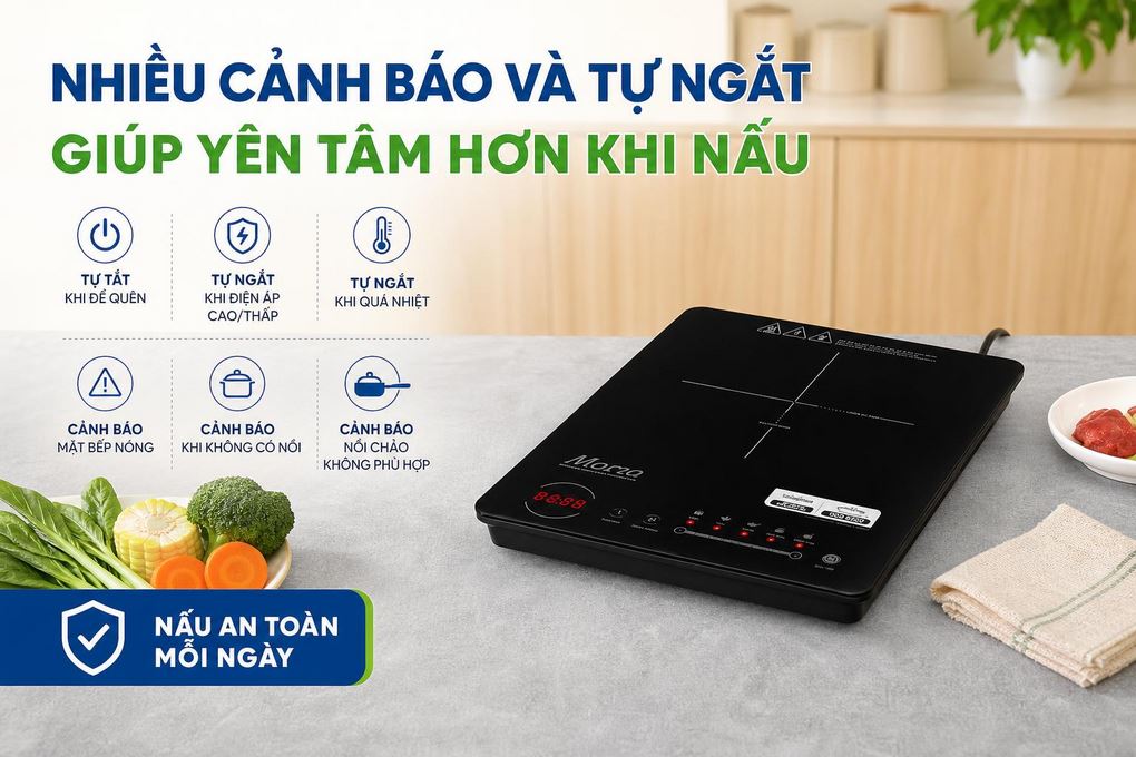 Bếp từ đơn Sunhouse Mama SHD6886 2000W Màu Đen/Trắng