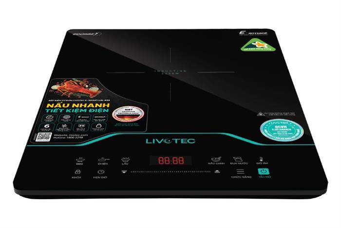 Bếp từ đơn Livotec E-smart LIS-626 2200W Màu Đen/Trắng