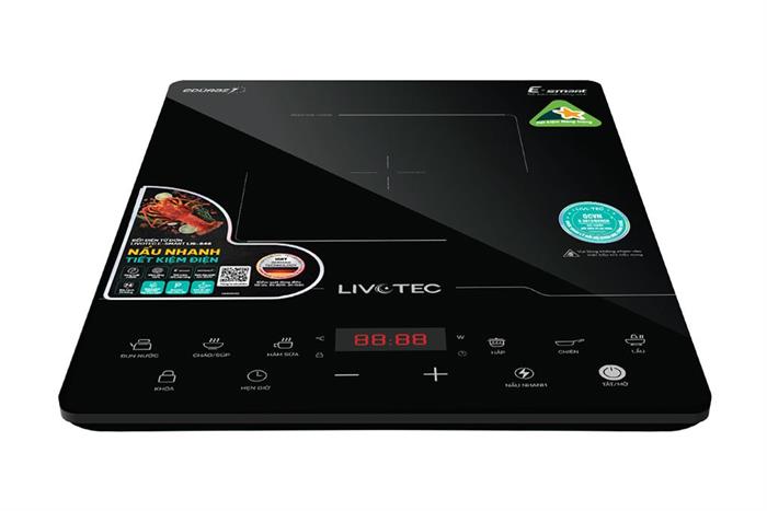 Bếp từ đơn Livotec E-smart LIS-646 2100W Màu Đen/Trắng