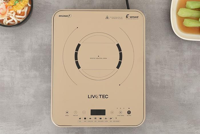 Bếp từ đơn Livotec E-smart LIS-560 2000W Màu Vàng nhạt