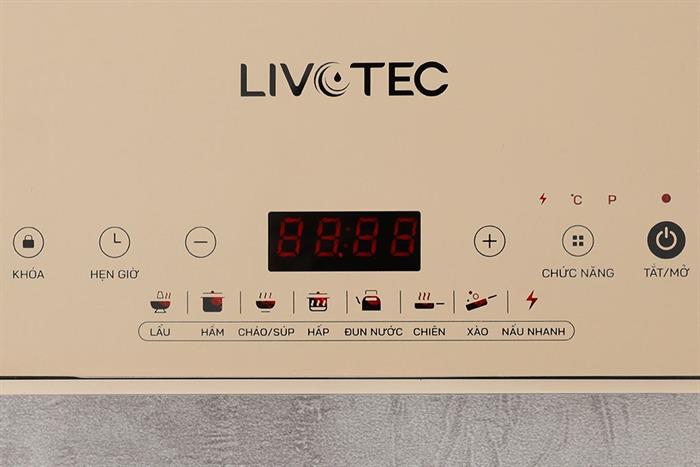 Bếp từ đơn Livotec E-smart LIS-560 2000W Màu Vàng nhạt