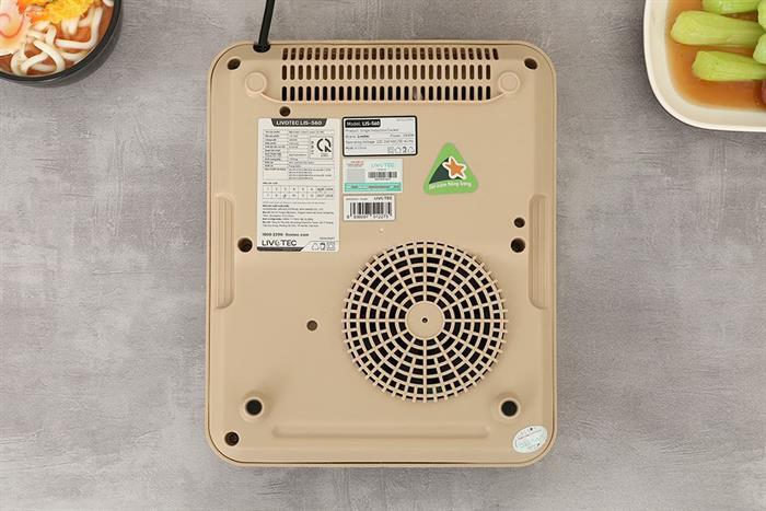 Bếp từ đơn Livotec E-smart LIS-560 2000W Màu Vàng nhạt