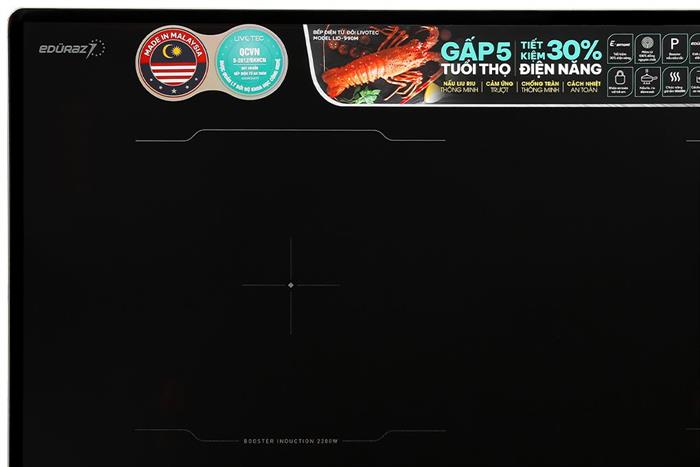 Bếp từ đôi âm Livotec LID-990M 4400W Màu Đen