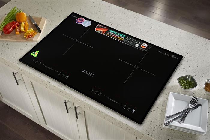 Bếp từ đôi âm Livotec LID-998M 4800W Màu Đen