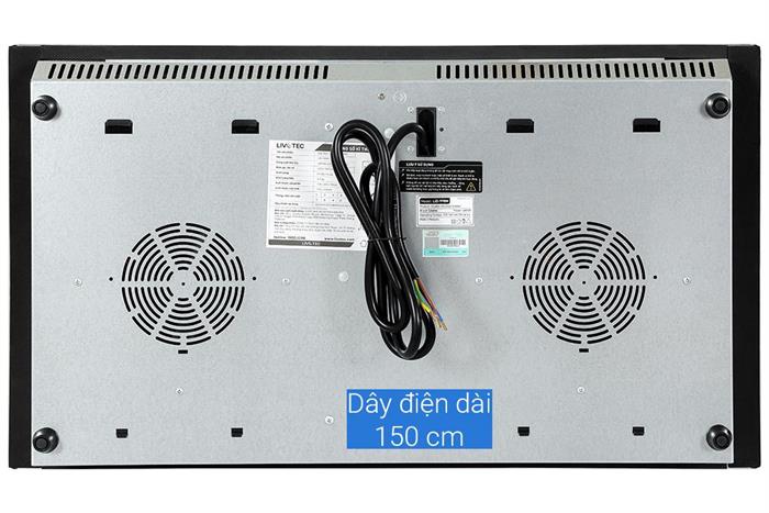 Bếp từ đôi âm Livotec LID-998M 4800W Màu Đen