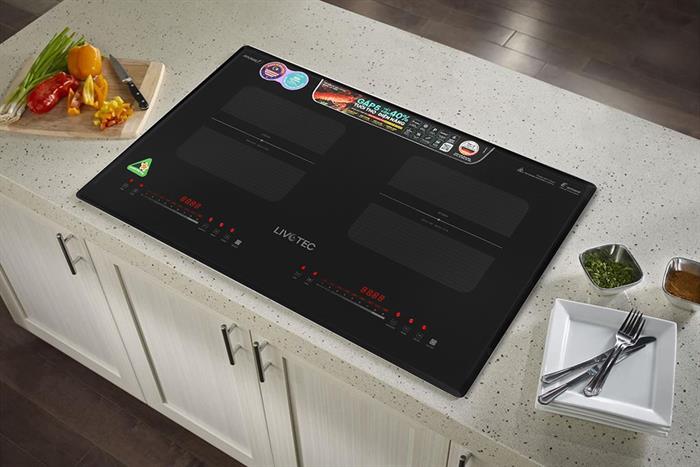Bếp từ đôi âm Livotec LID-999M 5400W Màu Đen
