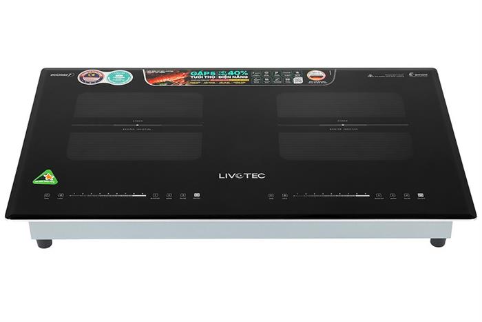 Bếp từ đôi âm Livotec LID-999M 5400W Màu Đen