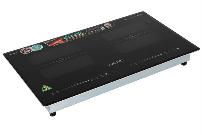 Bếp từ đôi âm Livotec LID-999M 5400W Màu Đen