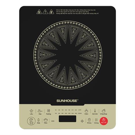 Bếp từ đơn Sunhouse SHD6869 2000W Màu Đen
