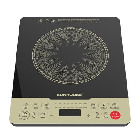 Bếp từ đơn Sunhouse SHD6869 2000W Màu Đen