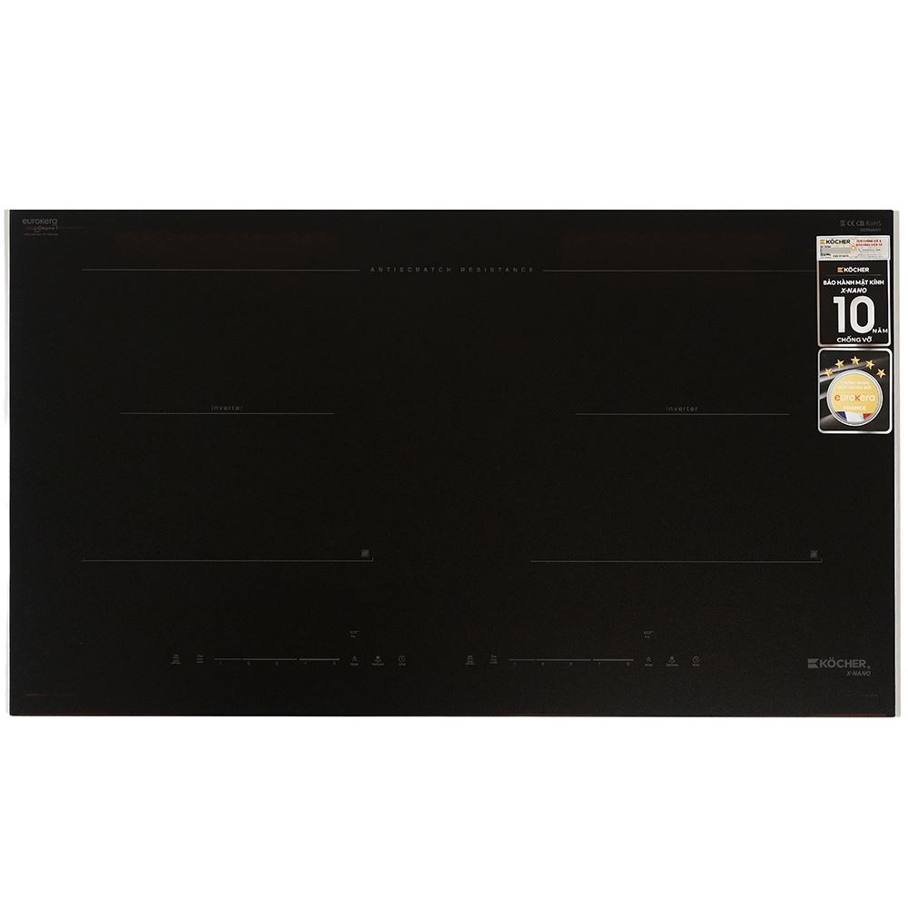Bếp từ đôi âm Kocher X Nano 6 Plus 4000W Màu Đen