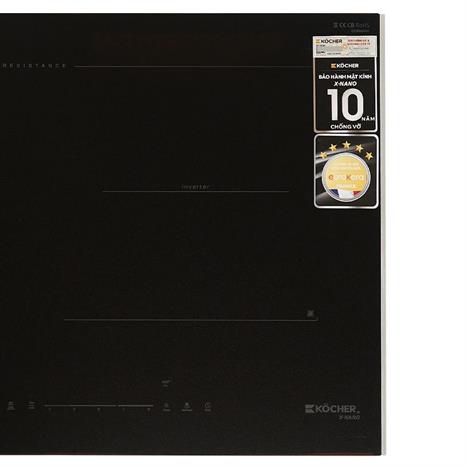 Bếp từ đôi âm Kocher X Nano 6 Plus 4000W Màu Đen