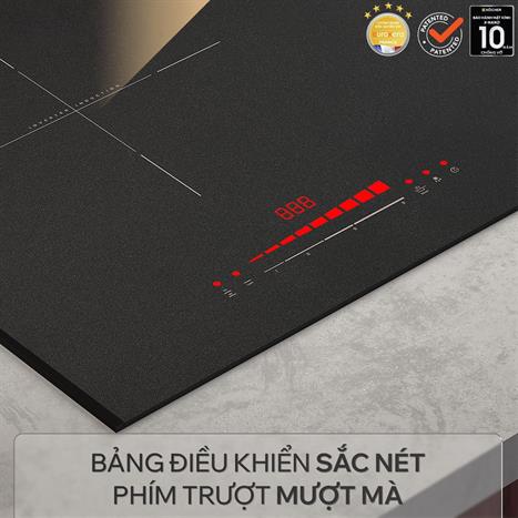 Bếp từ đôi âm Kocher X Nano 7 4000W Màu Đen