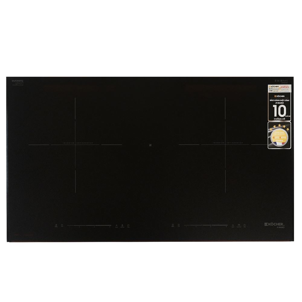 Bếp từ đôi âm Kocher X Nano 7 4000W Màu Đen