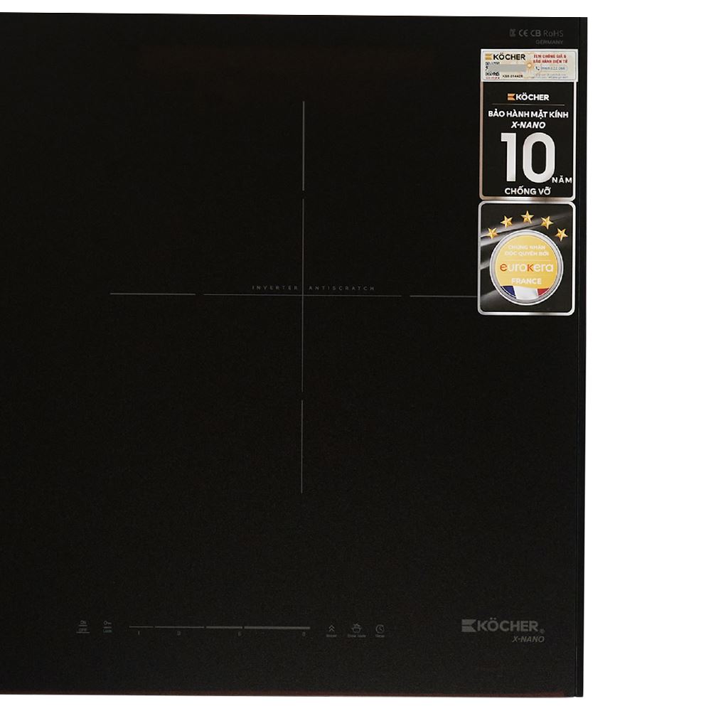 Bếp từ đôi âm Kocher X Nano 7 4000W Màu Đen