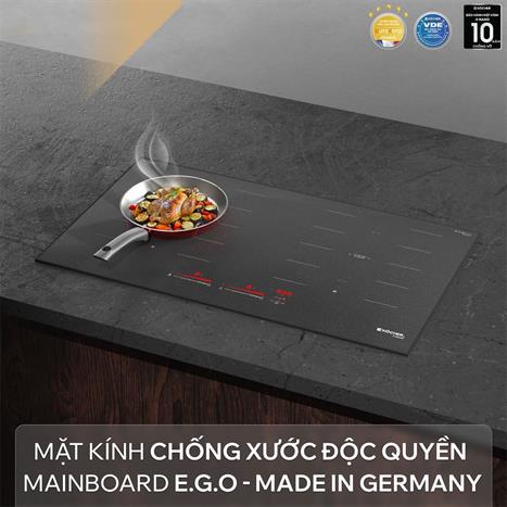 Bếp từ đôi âm Kocher X Nano 8 4000W Màu Đen