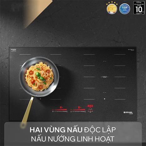 Bếp từ đôi âm Kocher X Nano 8 4000W Màu Đen