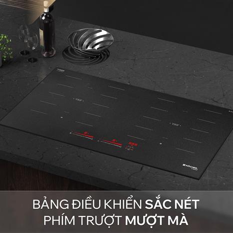 Bếp từ đôi âm Kocher X Nano 8 4000W Màu Đen