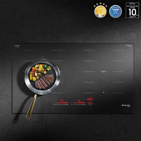 Bếp từ đôi âm Kocher X Nano 8 4000W Màu Đen