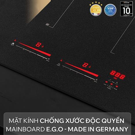 Bếp từ đôi âm Kocher X Nano 8 Plus 4000W Màu Đen