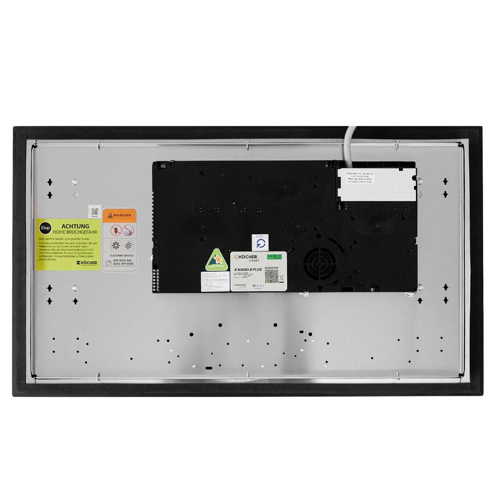 Bếp từ đôi âm Kocher X Nano 8 Plus 4000W Màu Đen