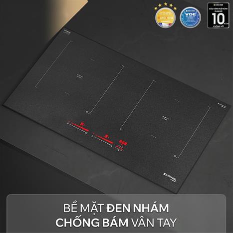 Bếp từ đôi âm Kocher X Nano 8 Plus 4000W Màu Đen