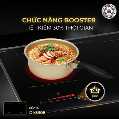 Bếp từ đôi âm Kocher DI-330E 4000W Màu Đen