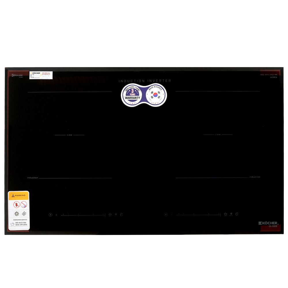 Bếp từ đôi âm Kocher DI-330E 4000W - 2