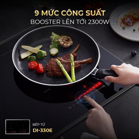 Bếp từ đôi âm Kocher DI-330E 4000W Màu Đen