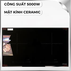 Bếp từ đôi âm Kocher DI-332 Pro 5000W