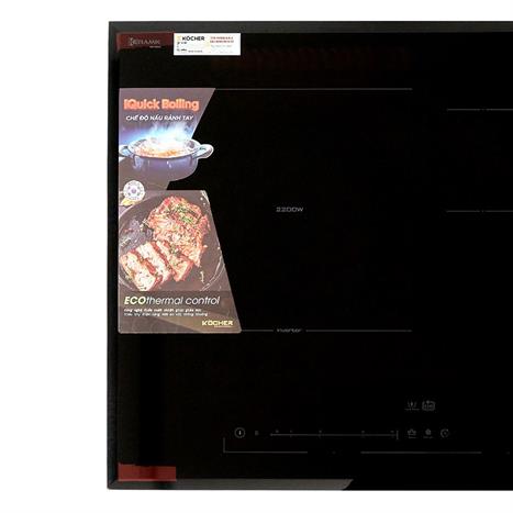 Bếp từ đôi âm Kocher DI-333 Pro 5000W Màu Đen