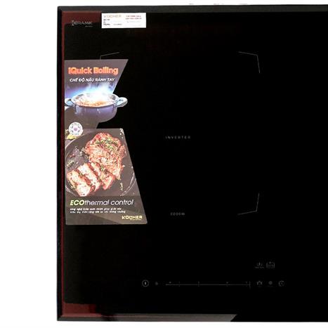 Bếp từ đôi âm Kocher DI-336 Pro 5000W Màu Đen
