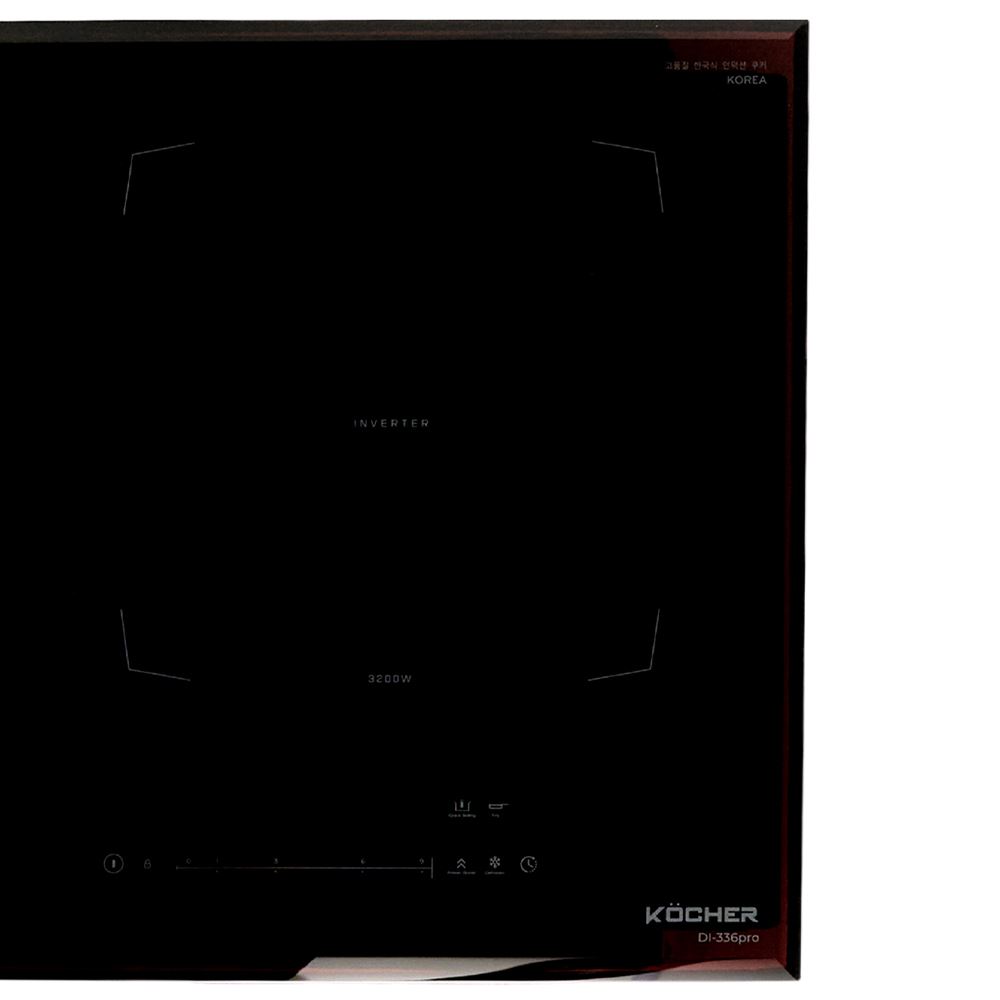 Bếp từ đôi âm Kocher DI-336 Pro 5000W Màu Đen
