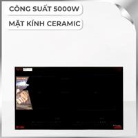 Bếp từ đôi âm Kocher DI-338 Pro 5000W