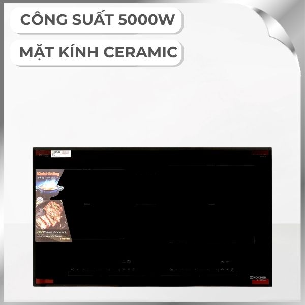 Bếp từ đôi âm Kocher DI-338 5000W