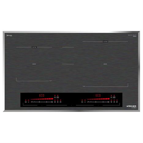 Bếp từ đôi âm Kocher DI-339 Pro 5000W Màu Đen