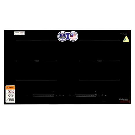 Bếp từ đôi âm Kocher DI-616SE 4000W Màu Đen