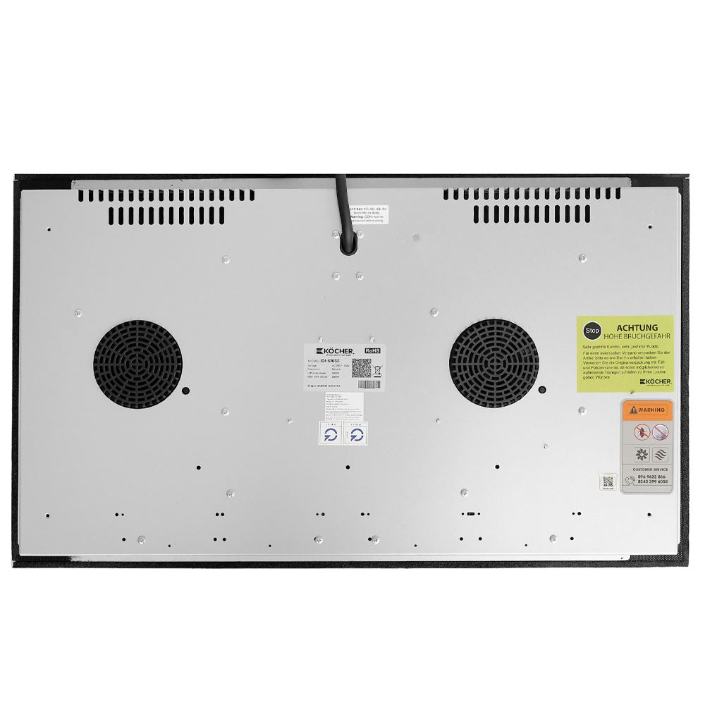 Bếp từ đôi âm Kocher DI-616SE 4000W Màu Đen